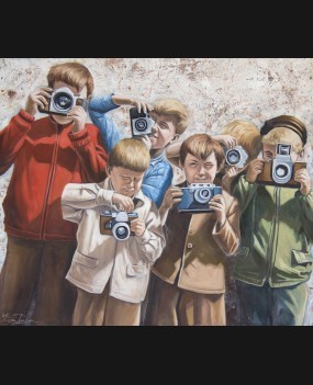 Kids & Memories "Paparazzi" - Print on Canvas