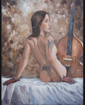 Nude Collection "Music" - Print on Canvas