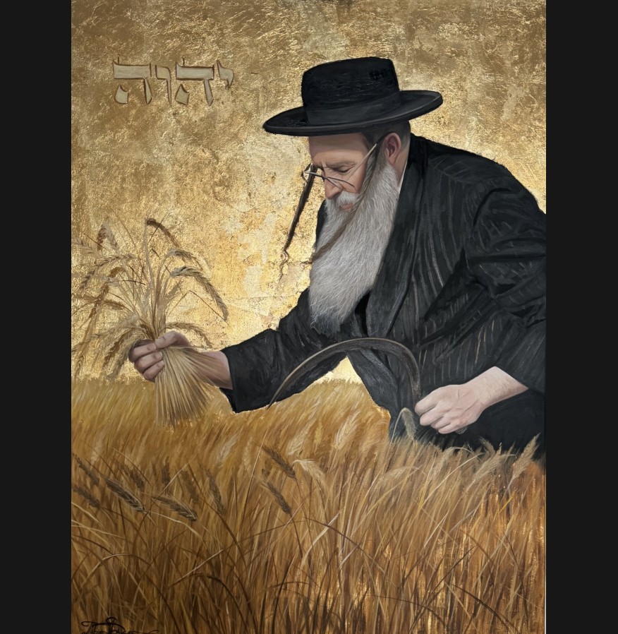 Jewish Collection "The Harvester" Oil on Canvas Jewish Collection "The Harvester" Oil on Canvas