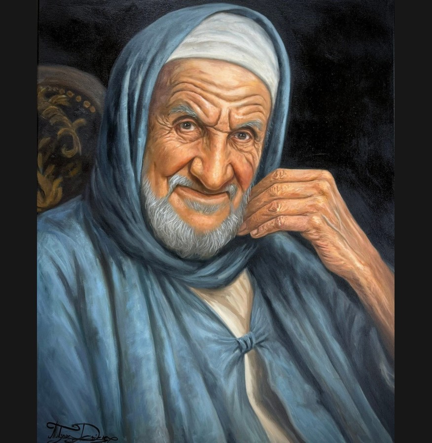 Jewish Collection "Baba Salo" Oil on Canvas