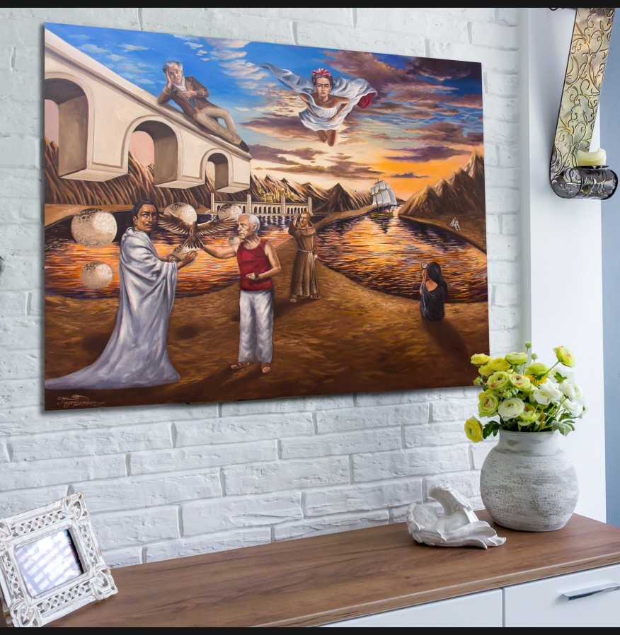 Artist's Valley - Print on Canvas