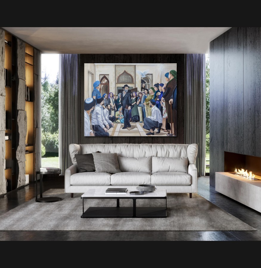 Jewish Collection "Speaker" - Print on Canvas