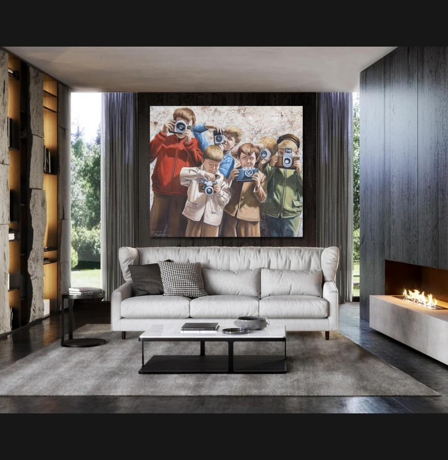Kids & Memories "Paparazzi" - Print on Canvas Kids & Memories "Paparazzi" - Print on Canvas