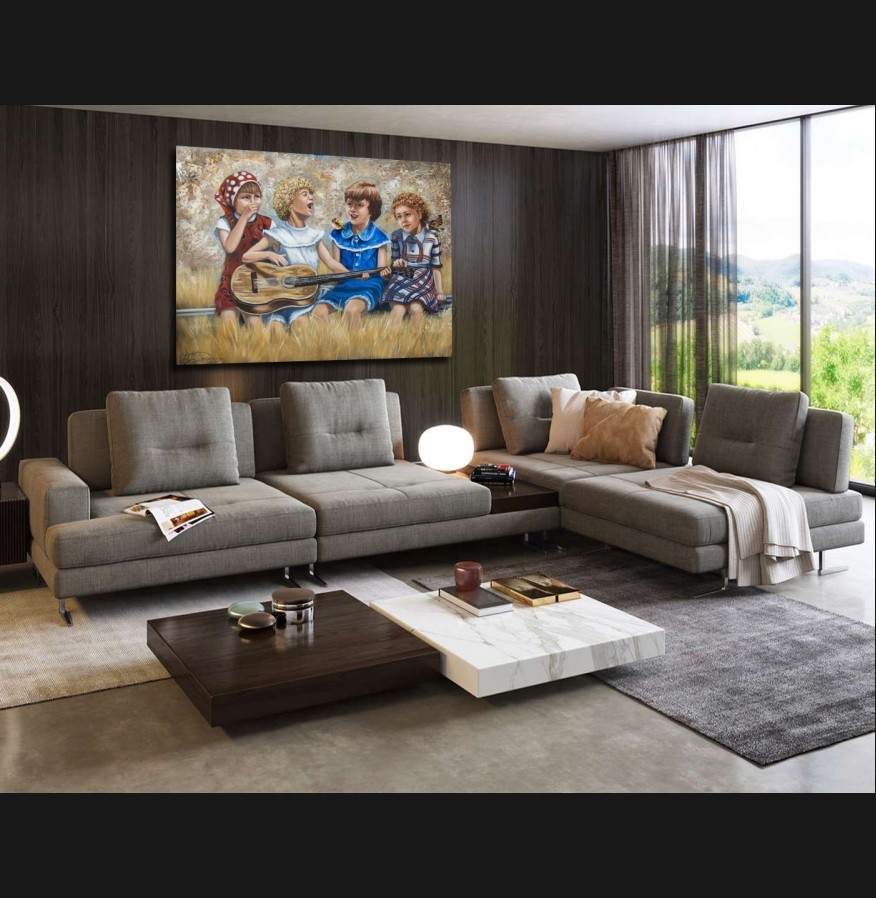 Kids & Memories "Performance" - Print on Canvas
