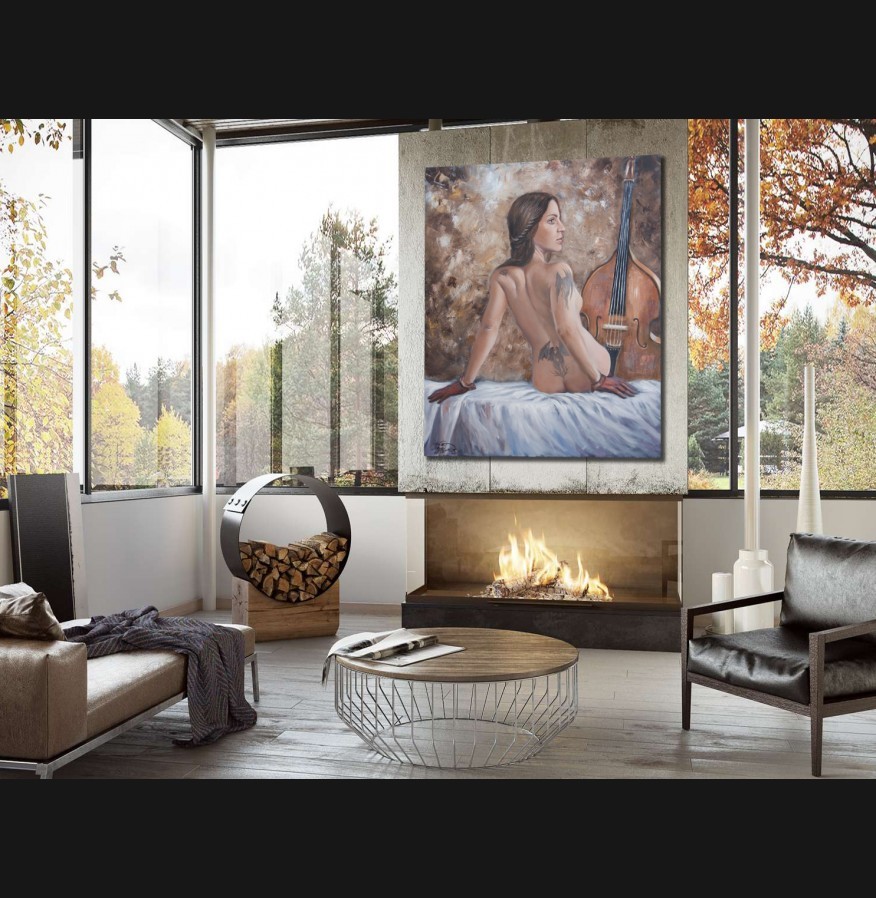 Nude Collection "Music" - Print on Canvas
