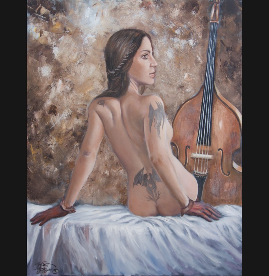 Nude Collection "Music" - Print on Canvas