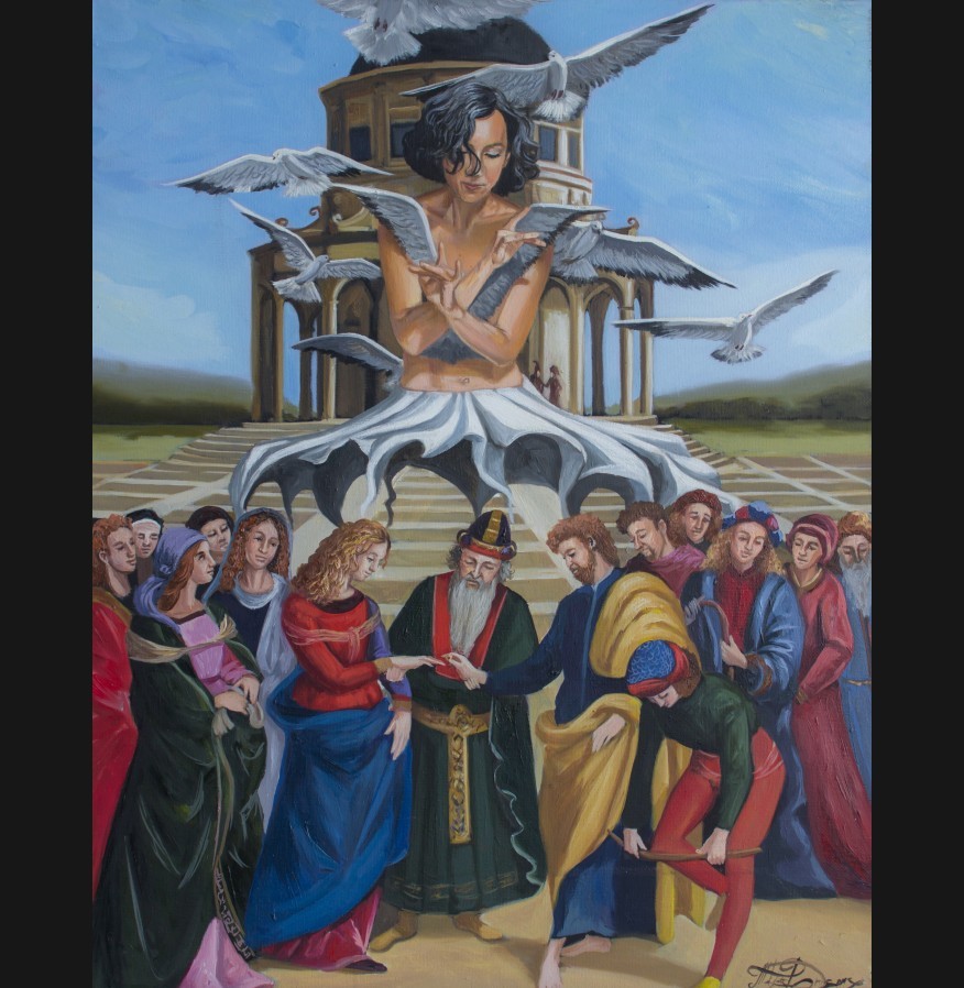The Major Arcana Tarot Card "The World XXI" - Print on Canvas